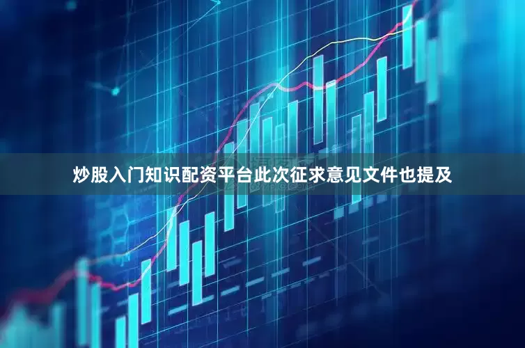 炒股入门知识配资平台此次征求意见文件也提及