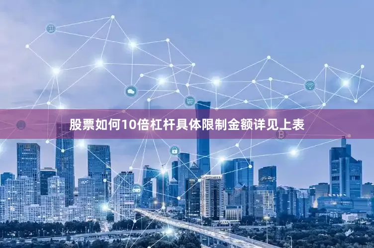 股票如何10倍杠杆具体限制金额详见上表