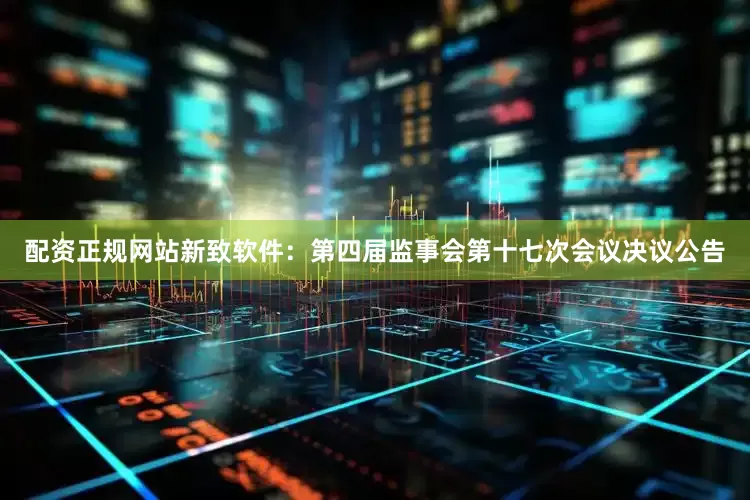 配资正规网站新致软件：第四届监事会第十七次会议决议公告